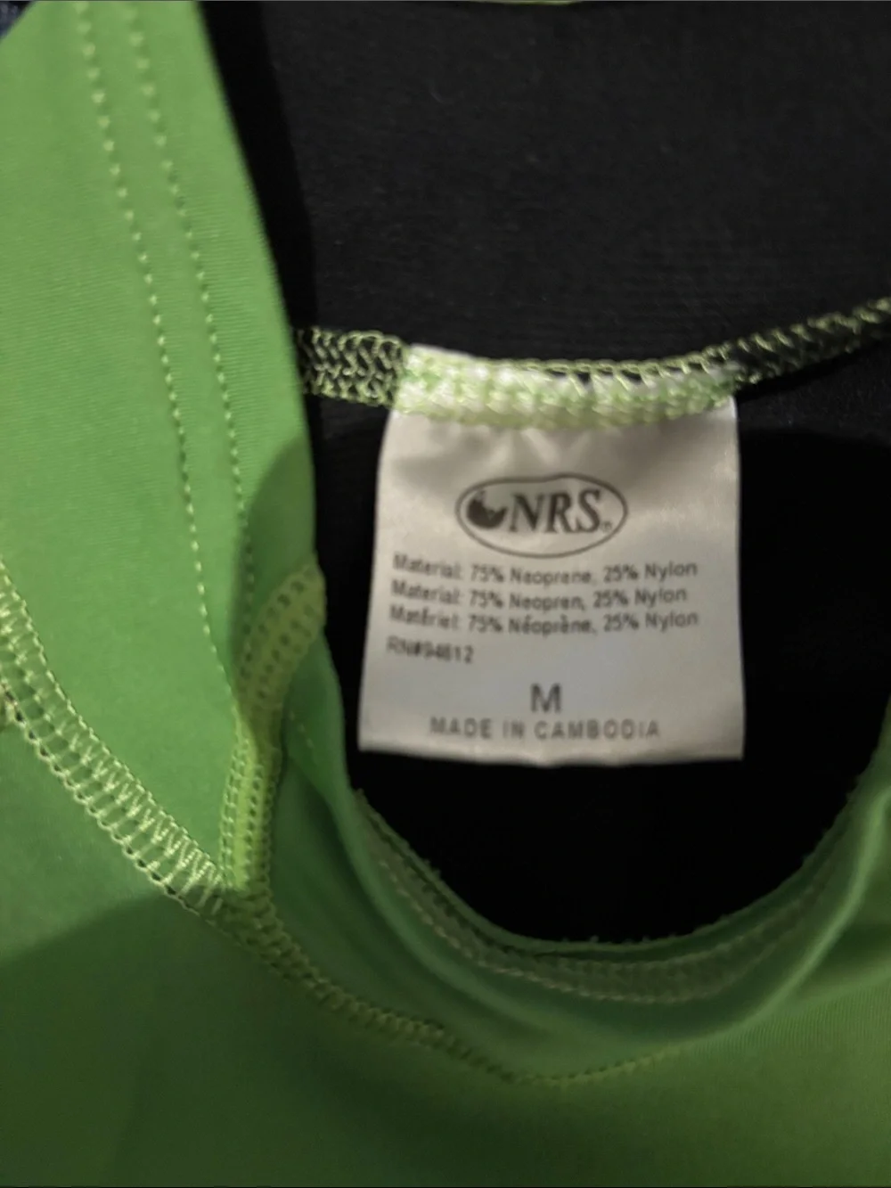 NRS long sleeve women’s hydroskin ls shirt   green Medium 0.5mm